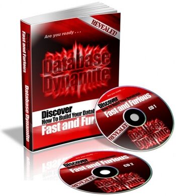 eCover representing Database Dynamite eBooks & Reports with Private Label Rights