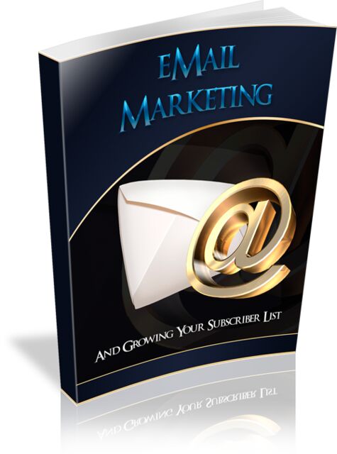 eCover representing Email Marketing eBooks & Reports with Private Label Rights