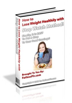 eCover representing How to Lose Weight Healthy with Stop Watch Method! eBooks & Reports with Master Resell Rights