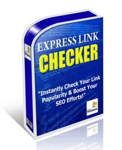 eCover representing Express Link Checker Software & Scripts with Master Resell Rights