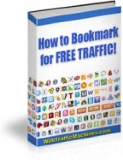 eCover representing How To Bookmark For Free Traffic! eBooks & Reports with Resell Rights