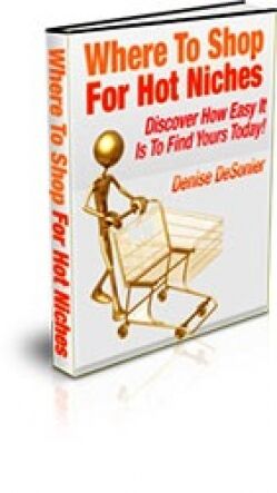 eCover representing Where To Shop For Hot Niches eBooks & Reports with Master Resell Rights