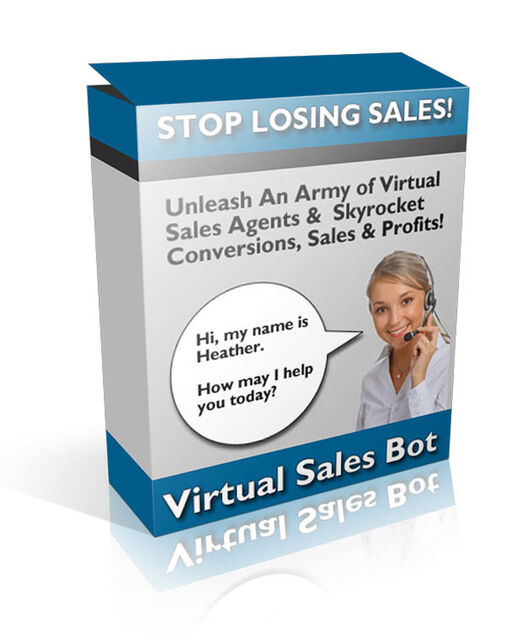 eCover representing Virtual Sales Bot Software & Scripts with Master Resell Rights