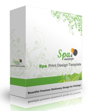 eCover representing Spa Print Design Template  with Personal Use Rights