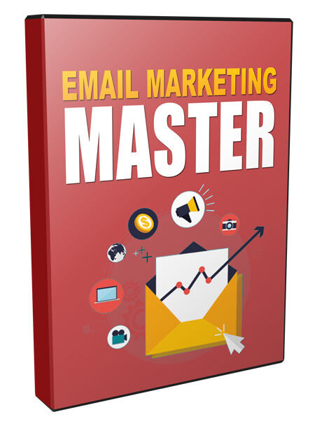 eCover representing Email Marketing Master Videos, Tutorials & Courses with Personal Use Rights