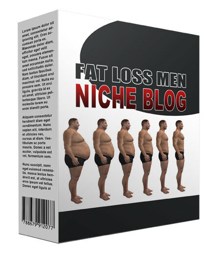 eCover representing New Fat Loss for Men Flipping Niche Blog  with Personal Use Rights
