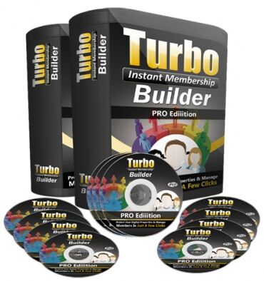 eCover representing Turbo Instant Membership Pro Videos, Tutorials & Courses with Personal Use Rights