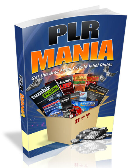 eCover representing PLR Mania 2016 eBooks & Reports with Master Resell Rights