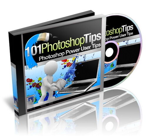 eCover representing 101 Photoshop Tips eBooks & Reports/Videos, Tutorials & Courses with Master Resell Rights