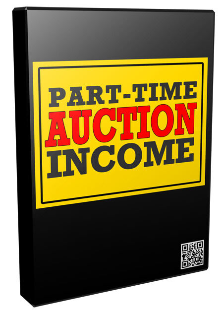 eCover representing Part Time Auction Income Videos, Tutorials & Courses with Personal Use Rights