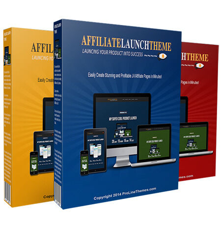 eCover representing Affiliate Launch Theme Videos, Tutorials & Courses with Personal Use Rights