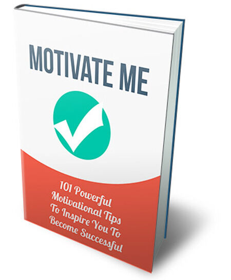 eCover representing Motivate Me eBooks & Reports with Private Label Rights