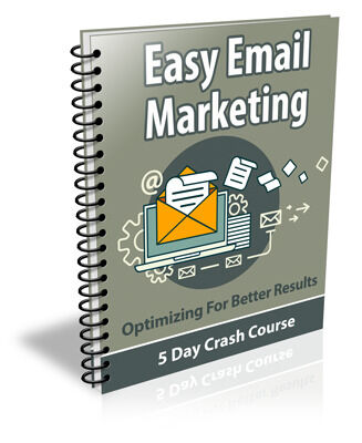 eCover representing Easy Email Marketing Course Package eBooks & Reports with Private Label Rights