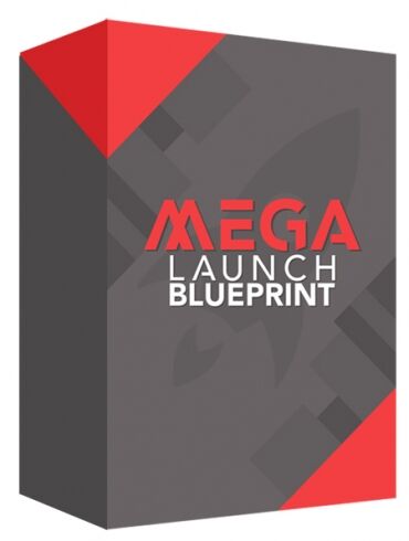 eCover representing Mega Launch Blueprint eBooks & Reports/Videos, Tutorials & Courses with Master Resell Rights