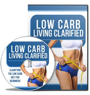 eCover representing Low Carb Living Clarified eBooks & Reports with Resell Rights