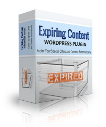 eCover representing Expiring Content Plugin  with Personal Use Rights