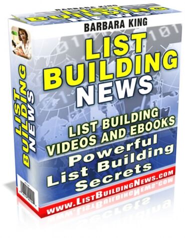 eCover representing List Building News eBooks & Reports with Private Label Rights
