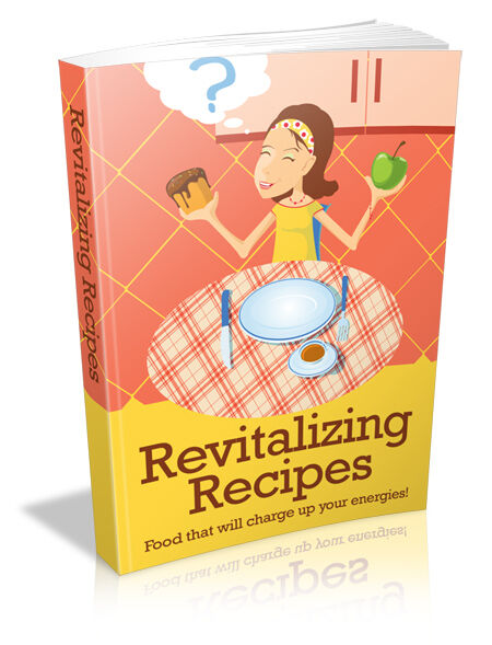 eCover representing Revitalizing Recipes eBooks & Reports with Master Resell Rights