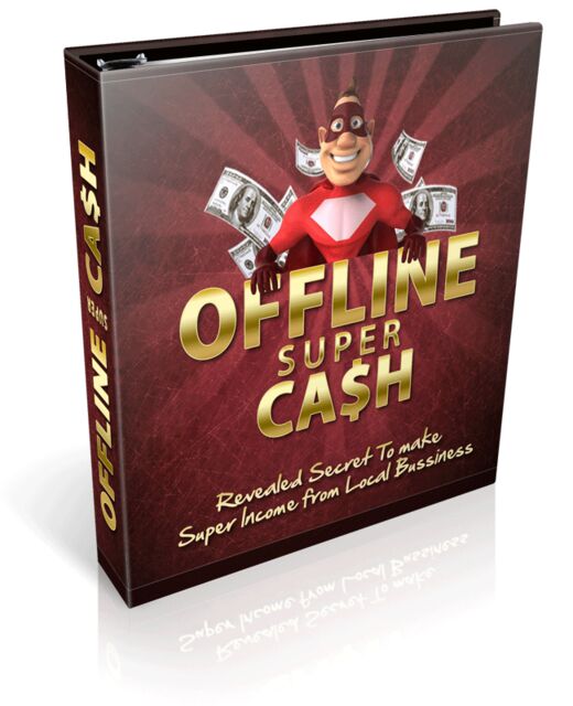 eCover representing Offline Super Cash eBooks & Reports with Private Label Rights
