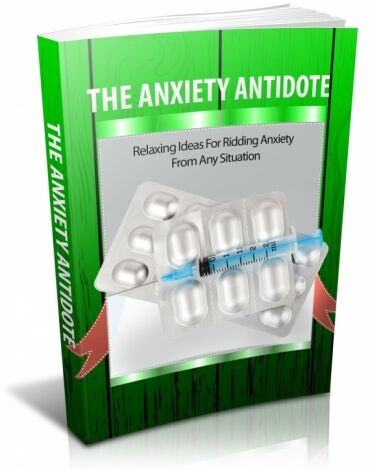eCover representing The Anxiety Antidote eBooks & Reports with Master Resell Rights