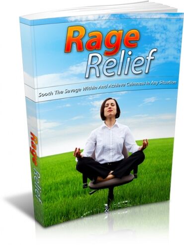 eCover representing Rage Relief eBooks & Reports with Master Resell Rights