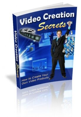 eCover representing Video Creation Secrets eBooks & Reports with Master Resell Rights