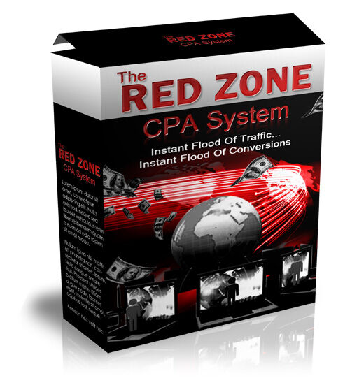 eCover representing The Red Zone CPA System eBooks & Reports/Videos, Tutorials & Courses with Master Resell Rights