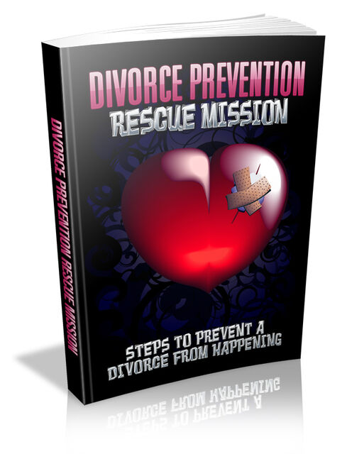 eCover representing Divorce Prevention Rescue Mission eBooks & Reports with Master Resell Rights