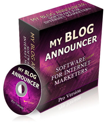 eCover representing My Blog Announcer Software & Scripts with Master Resell Rights