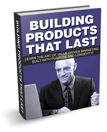 eCover representing Building Products That Last eBooks & Reports with Master Resell Rights