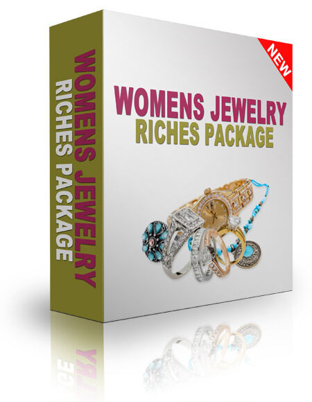 eCover representing Womens Jewelry Riches Package Videos, Tutorials & Courses with Master Resell Rights