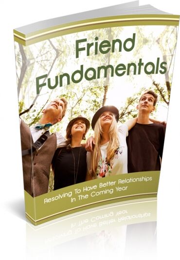 eCover representing Friend Fundamentals eBooks & Reports with Master Resell Rights