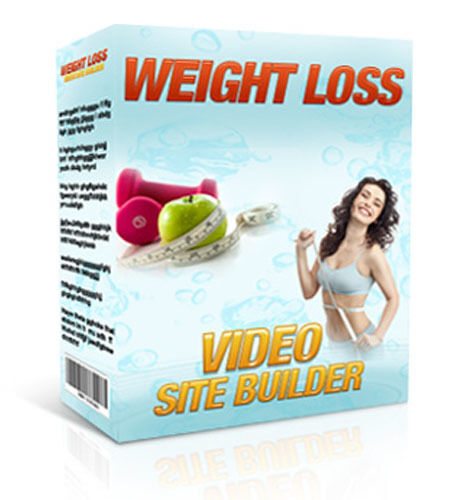 eCover representing Weight Loss Video Site Builder  with Master Resell Rights