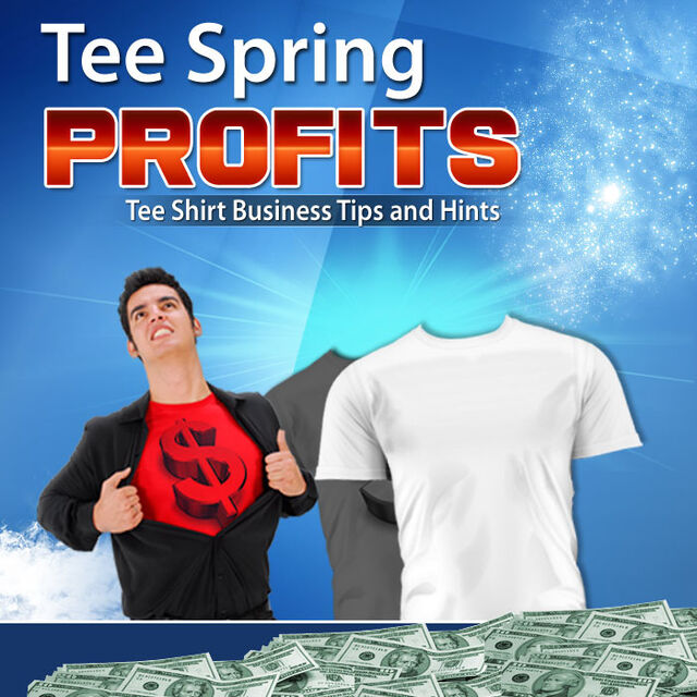 eCover representing Tee Spring Profits eBooks & Reports with Master Resell Rights