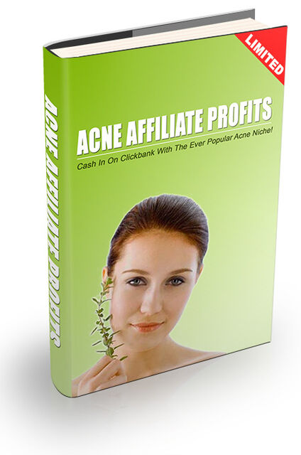 eCover representing Acne Affiliate Profits eBooks & Reports/Videos, Tutorials & Courses with Master Resell Rights