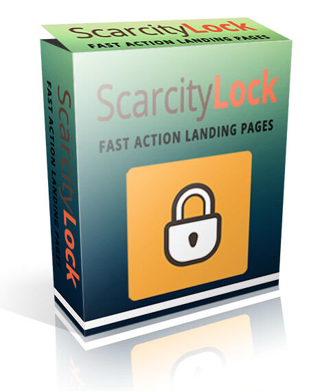 eCover representing WP Scarcity Lock Plugin  with Private Label Rights
