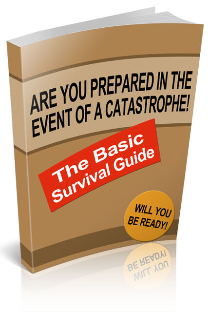eCover representing The Basic Survival Guide eBooks & Reports with Master Resell Rights