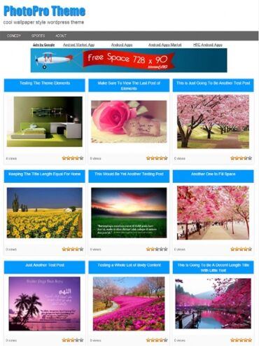 eCover representing Photopro Wordpress Theme  with Personal Use Rights