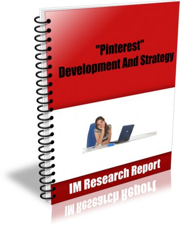 eCover representing Pinterest - Development and Strategy eBooks & Reports with Master Resell Rights